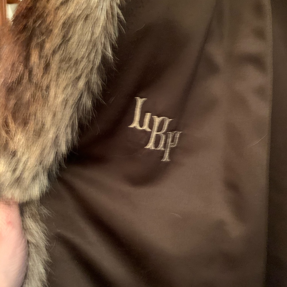 Vintage authentic raccoon fur coat